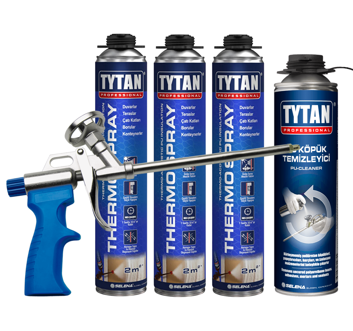Tytan Professional Thermospray Seti 3'lü